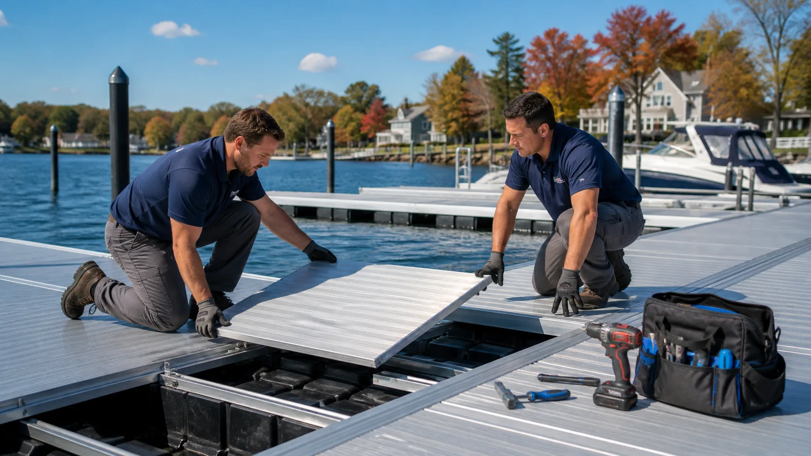 Seasonal Game Plan for Aluminum Dock Decking Panels